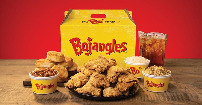Bojangles logo on a sign, questioning if Bojangles uses peanut oil in their recipes